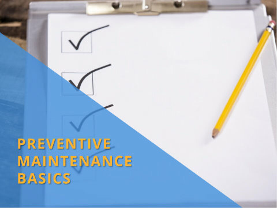 EcholoN Blog - Basics of preventive maintenance